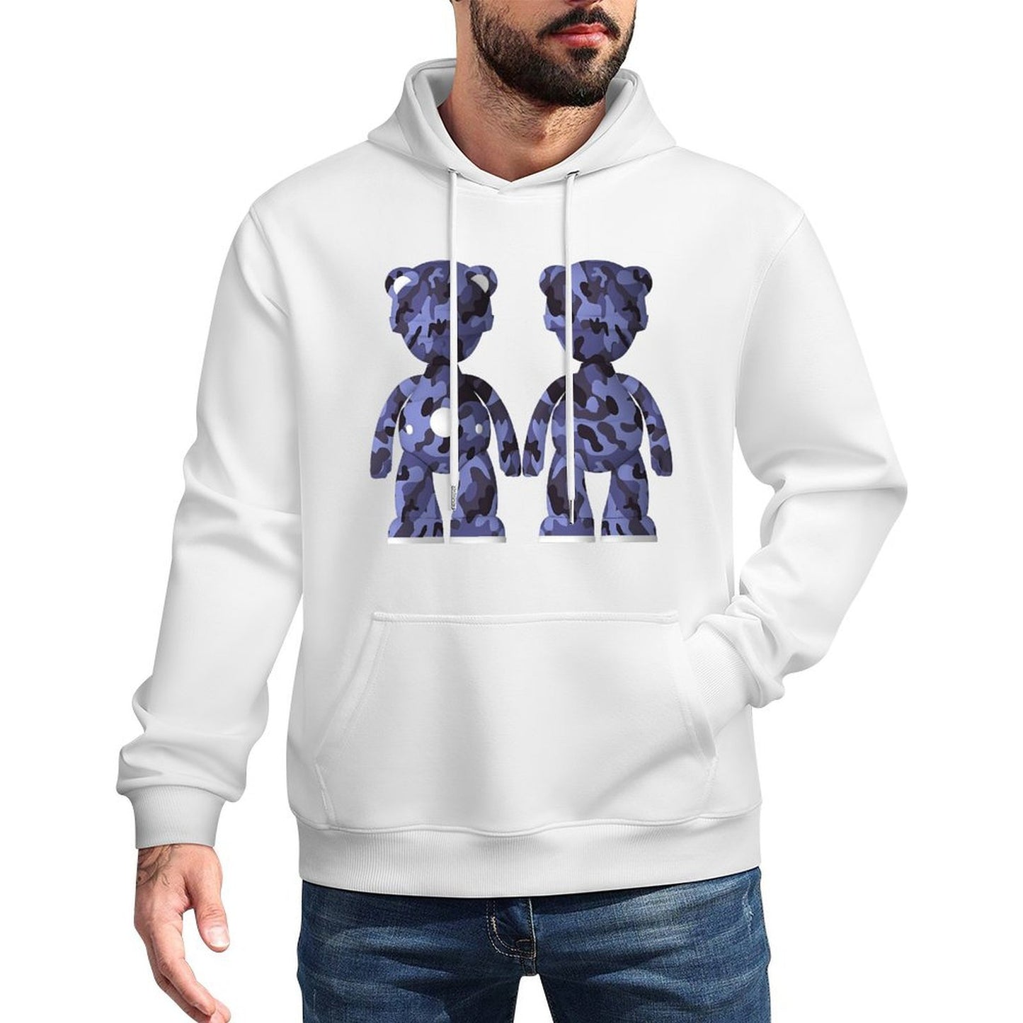 IPIB 250g Hooded Pocket Sweatshirt Front GraphicMen's Hooded  Sweatshirt6000090-3
