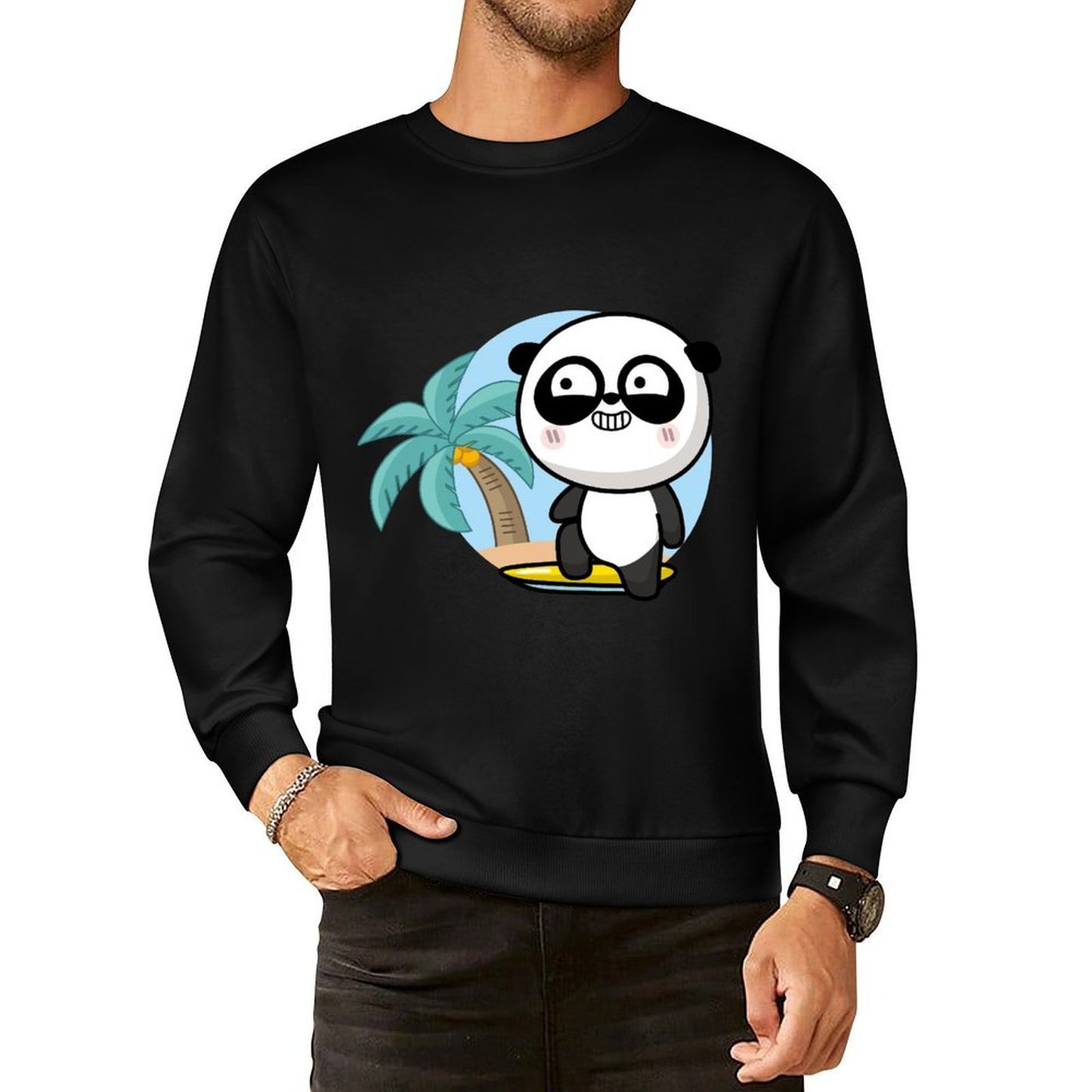 IPBR 250g Crew Neck Long Sleeve Sweatshirt Front GraphicCrew Neck Long Sleeve Sweatshirt4003867