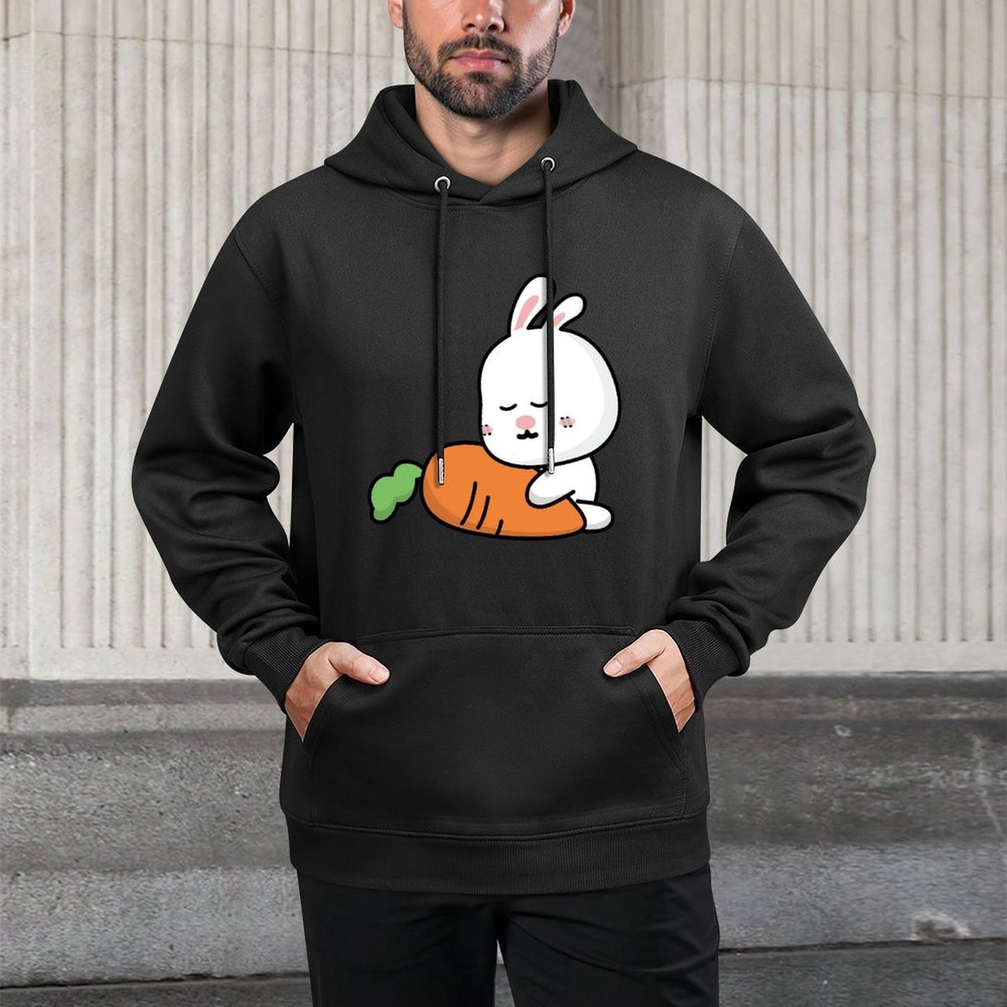 IPBR 250g Hooded Pocket Sweatshirt Front GraphicMen's Hooded  Sweatshirt4000258