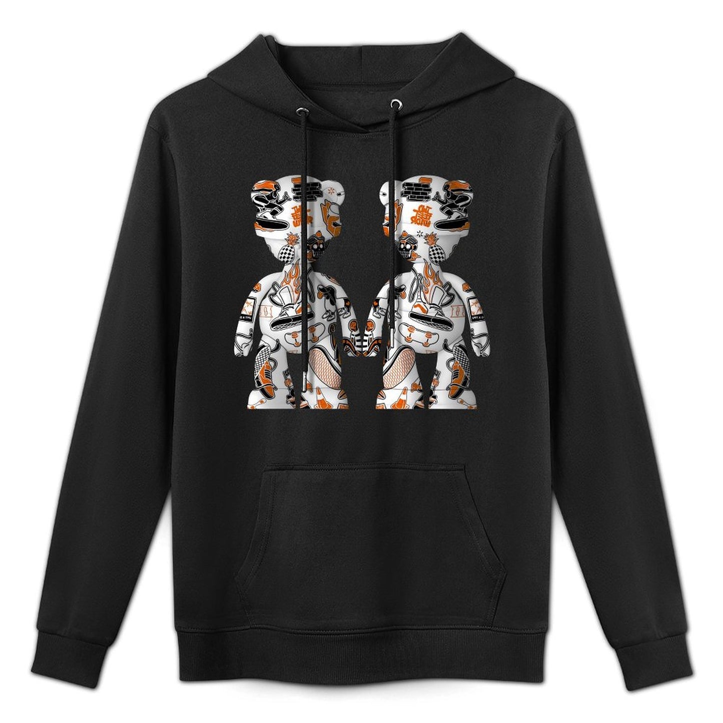 IPIB 250g Hooded Pocket Sweatshirt Front GraphicMen's Hooded  Sweatshirt6000085-3