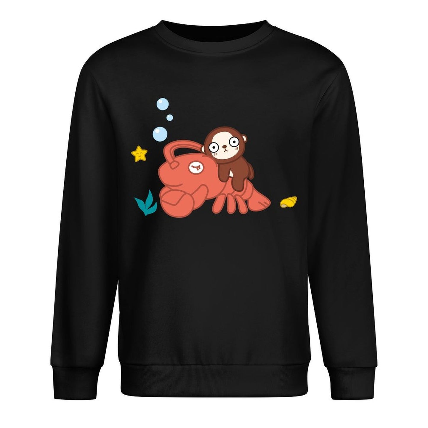 Front Patterned Long Sleeve TopDesign-Your-Own Printing