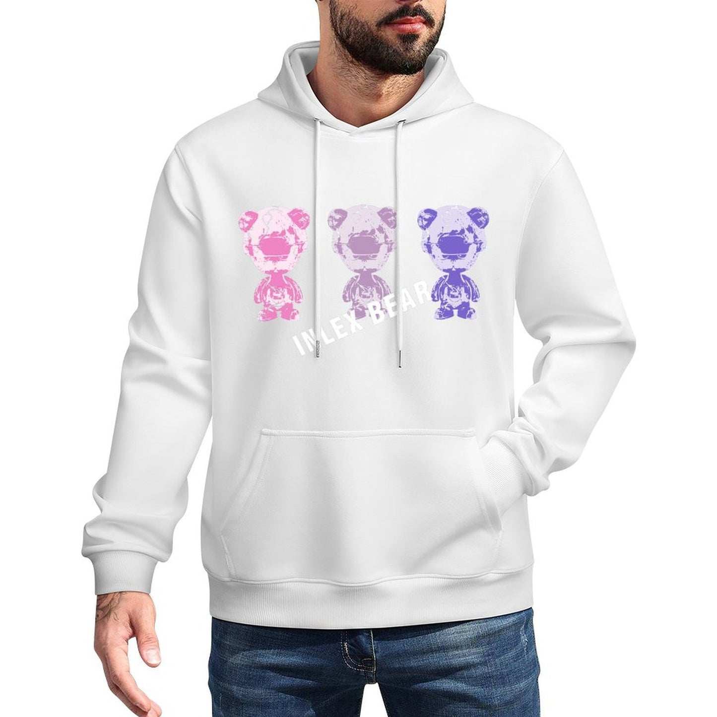 IPIB 250g Hooded Pocket Sweatshirt Front GraphicMen's Hooded  Sweatshirt6000050-2