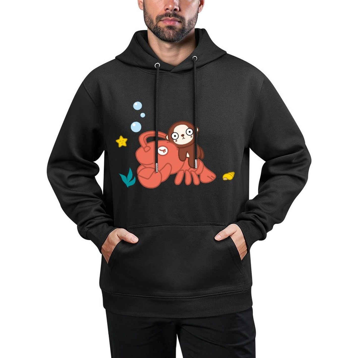 IPBR 250g Hooded Pocket Sweatshirt Front GraphicMen's Hooded  Sweatshirt4001516