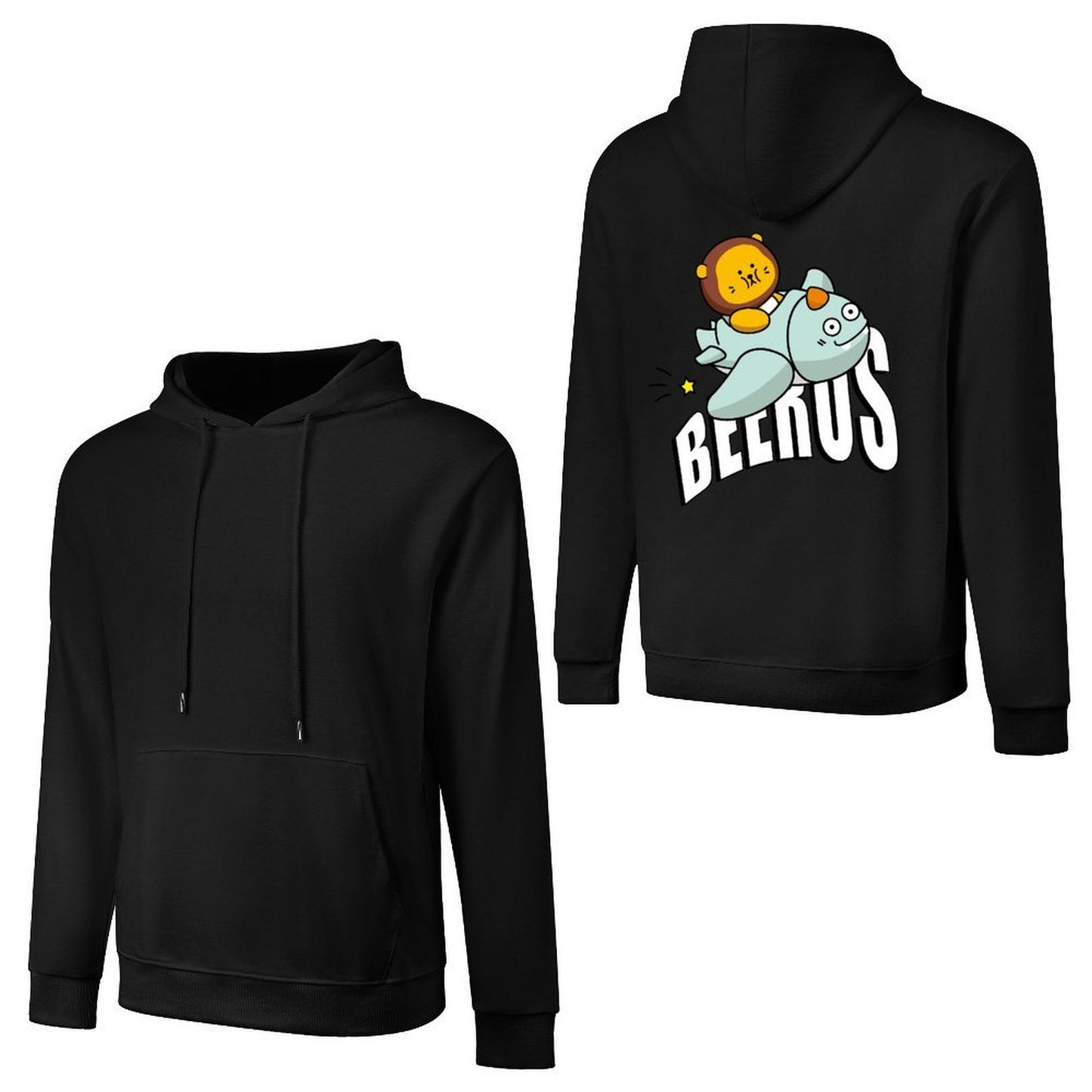 Inkmay Beerus Hoodie 250g crew neck HoodiePremiumSeries LightweightHoodie