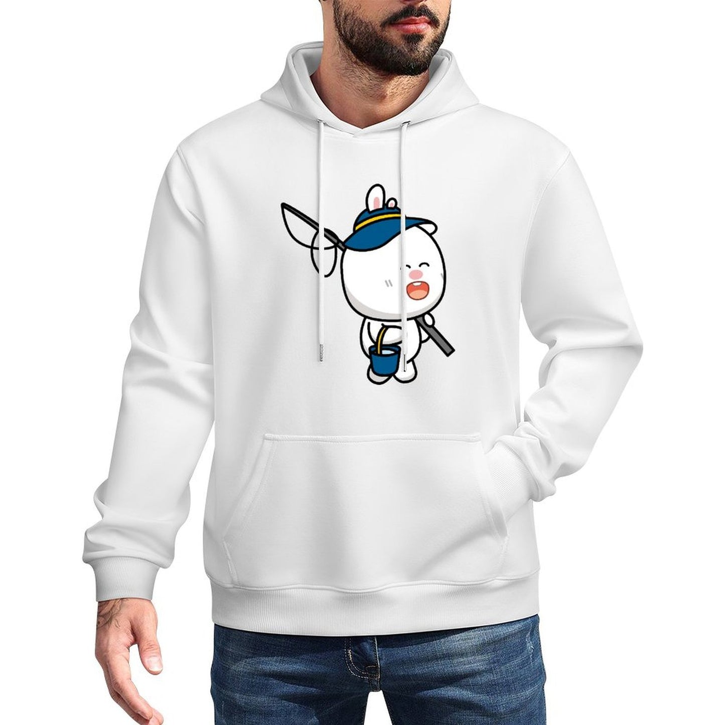 IPBR 250g Hooded Pocket Sweatshirt Front GraphicMen's Hooded  Sweatshirt4000248