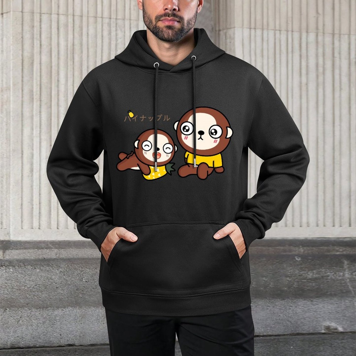 IPBR 250g Hooded Pocket Sweatshirt Front GraphicMen's Hooded  Sweatshirt4001487