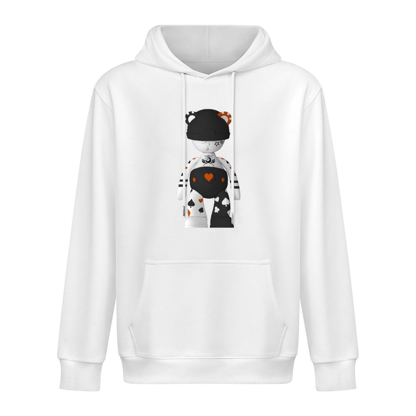 Hoodie Front PatternCleanCut Cotton