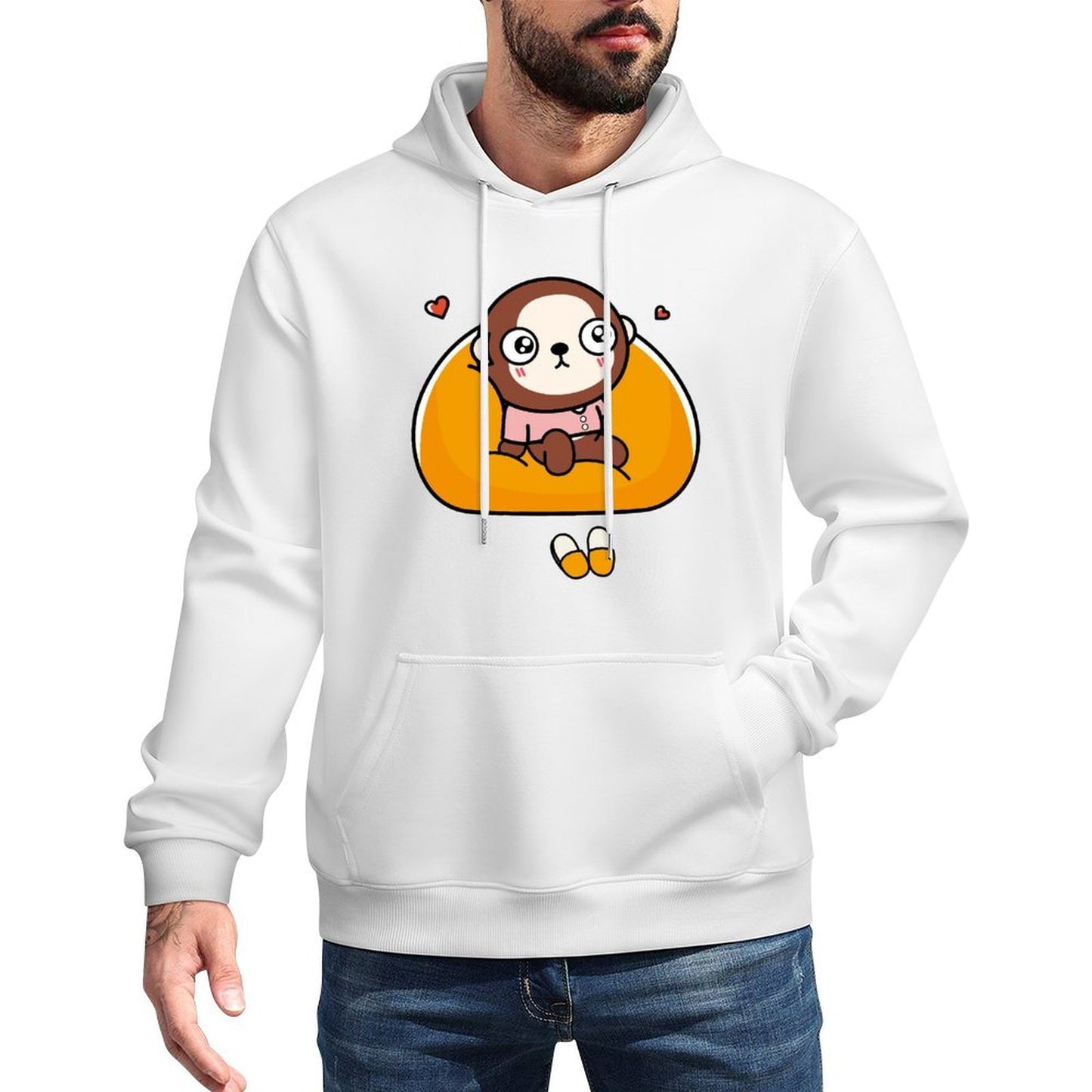 IPBR 250g Hooded Pocket Sweatshirt Front GraphicMen's Hooded  Sweatshirt4000881