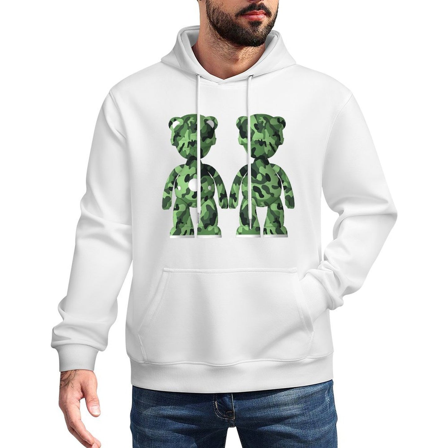 IPIB 250g Hooded Pocket Sweatshirt Front GraphicMen's Hooded  Sweatshirt6000090-6
