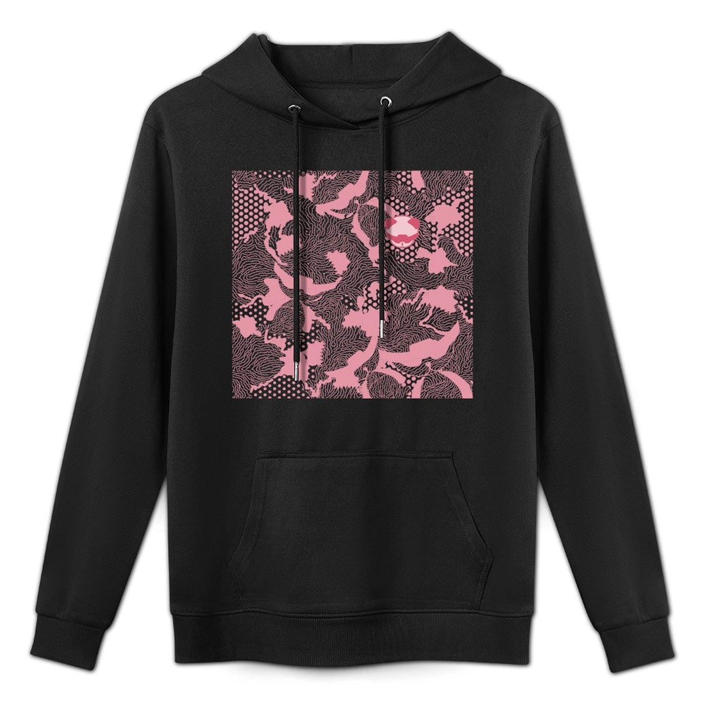 IPIB 250g Hooded Pocket Sweatshirt Front GraphicMen's Hooded  Sweatshirt6000030-1