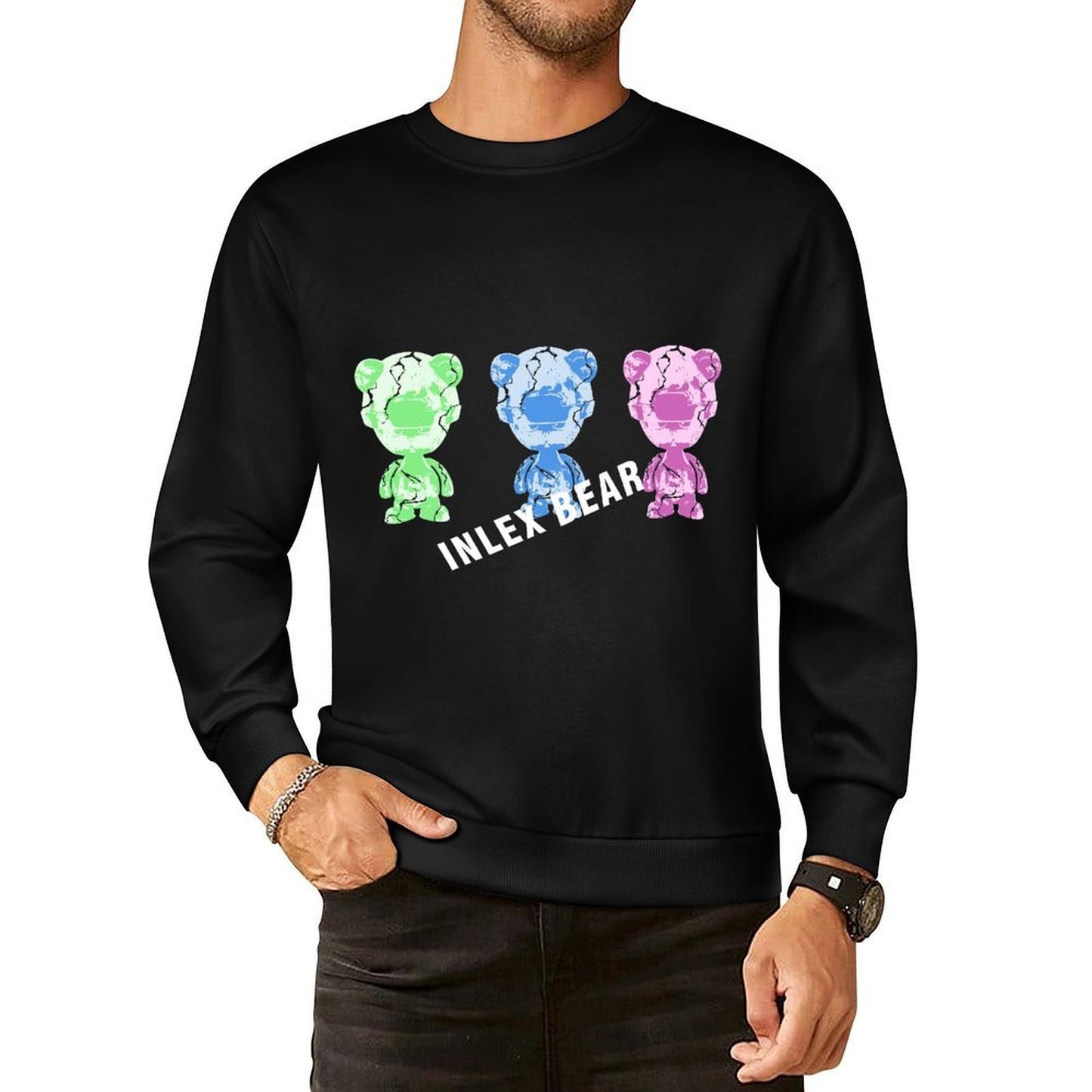 IPIB 250g Crew Neck Long Sleeve Sweatshirt Front GraphicCrew Neck Long Sleeve Sweatshirt6000050-5