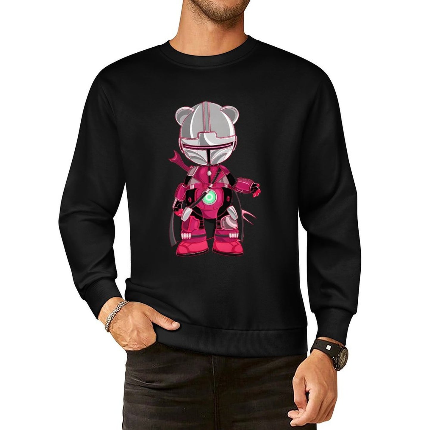 IPIB 250g Crew Neck Long Sleeve Sweatshirt Front GraphicCrew Neck Long Sleeve Sweatshirt6000065-4