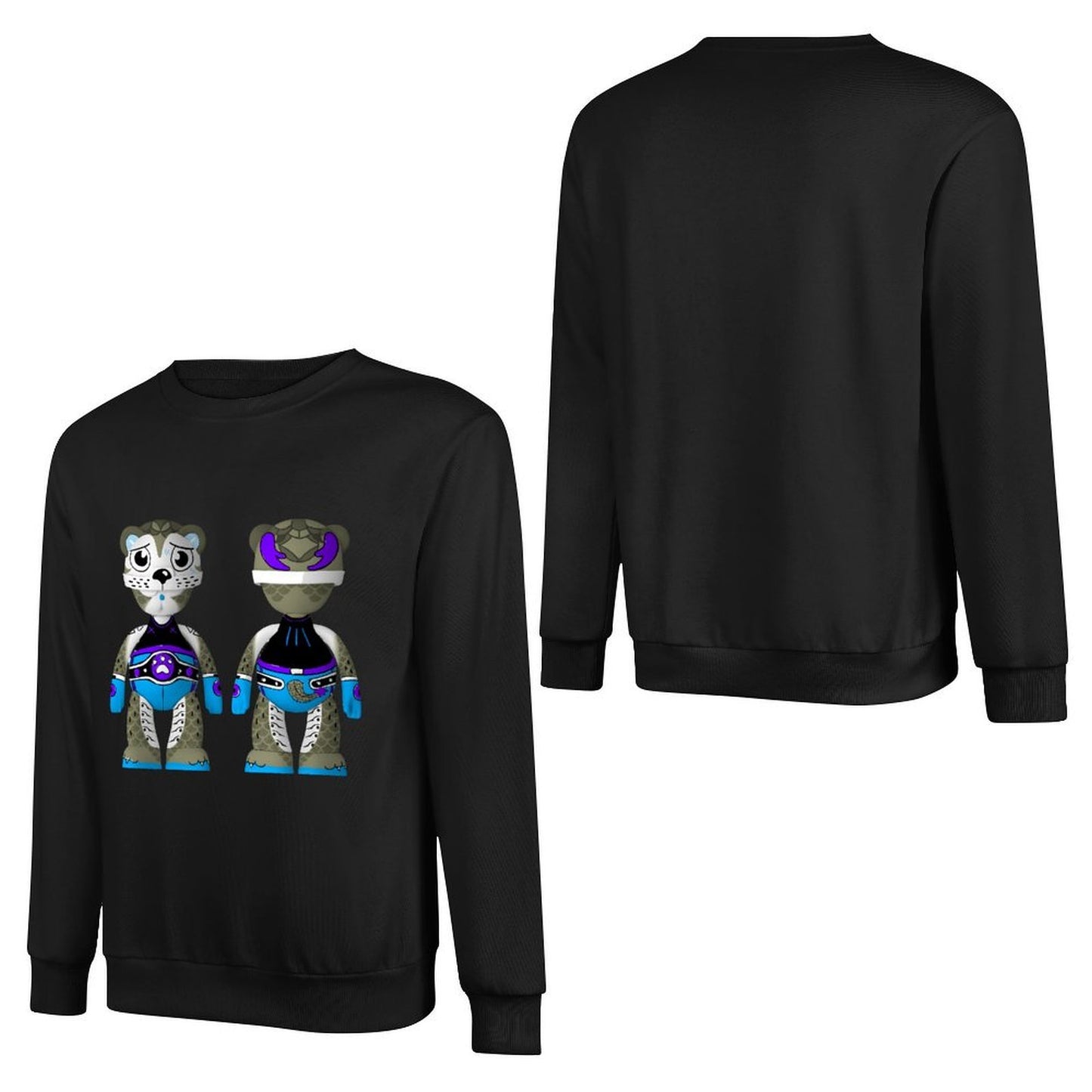 IPIB 250g Crew Neck Long Sleeve Sweatshirt Front GraphicCrew Neck Long Sleeve Sweatshirt6000145-3