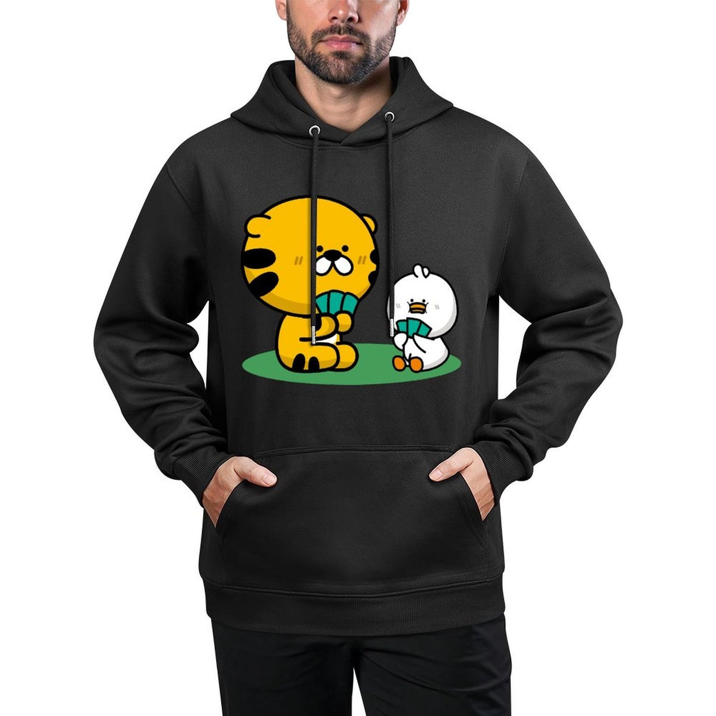 IPBR 250g Hooded Pocket Sweatshirt Front GraphicMen's Hooded  Sweatshirt4000041