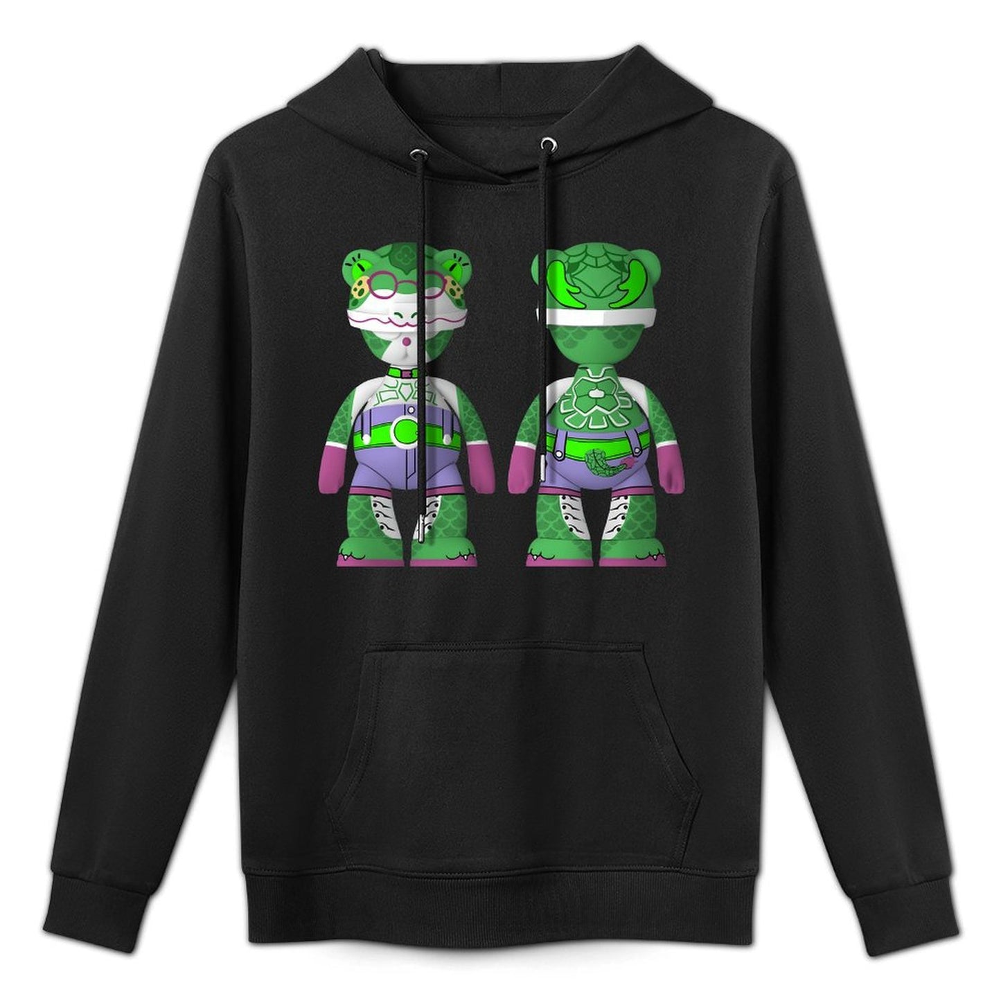 Hoodie Front PatternSmooth Solid