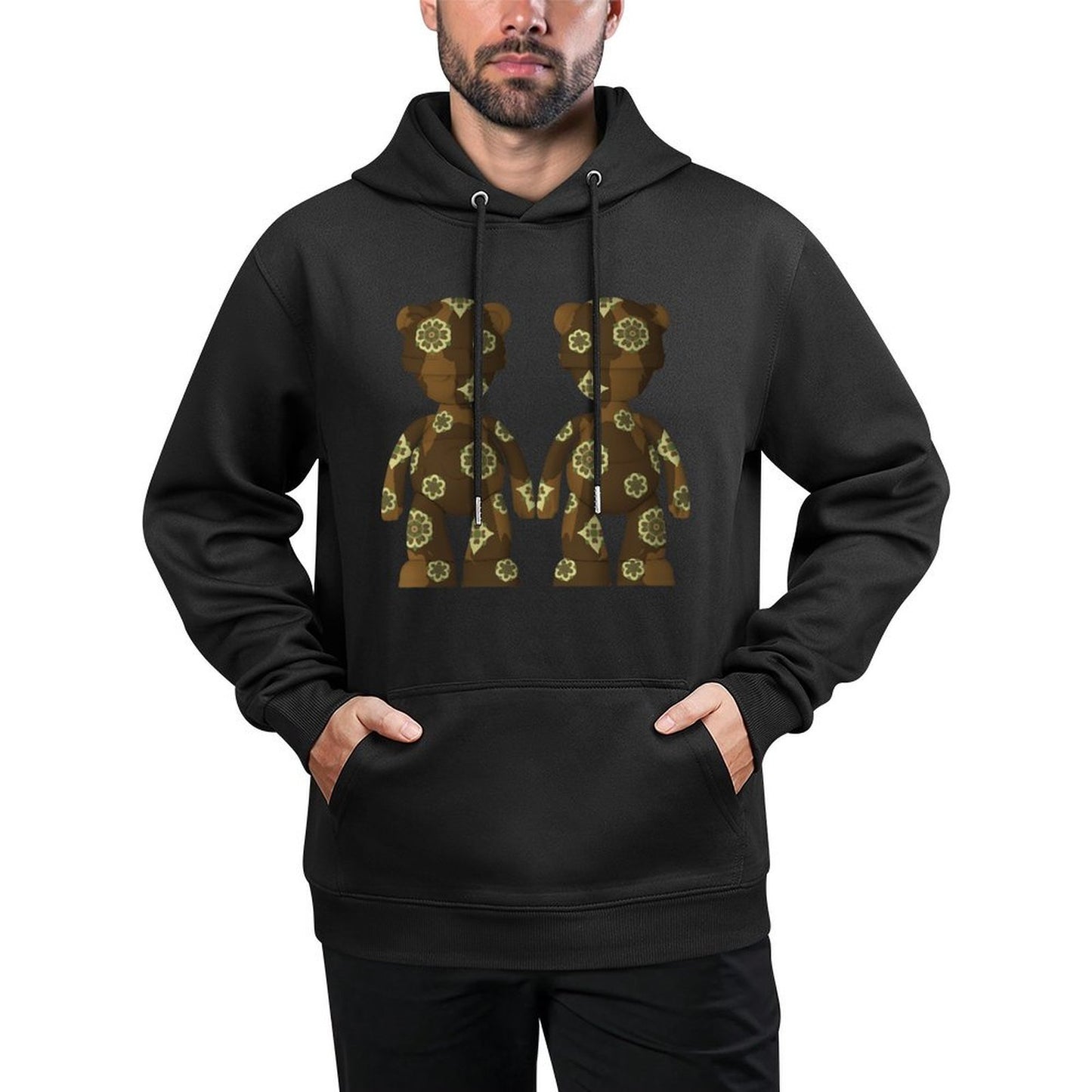 IPIB 250g Hooded Pocket Sweatshirt Front GraphicMen's Hooded  Sweatshirt6000091-6