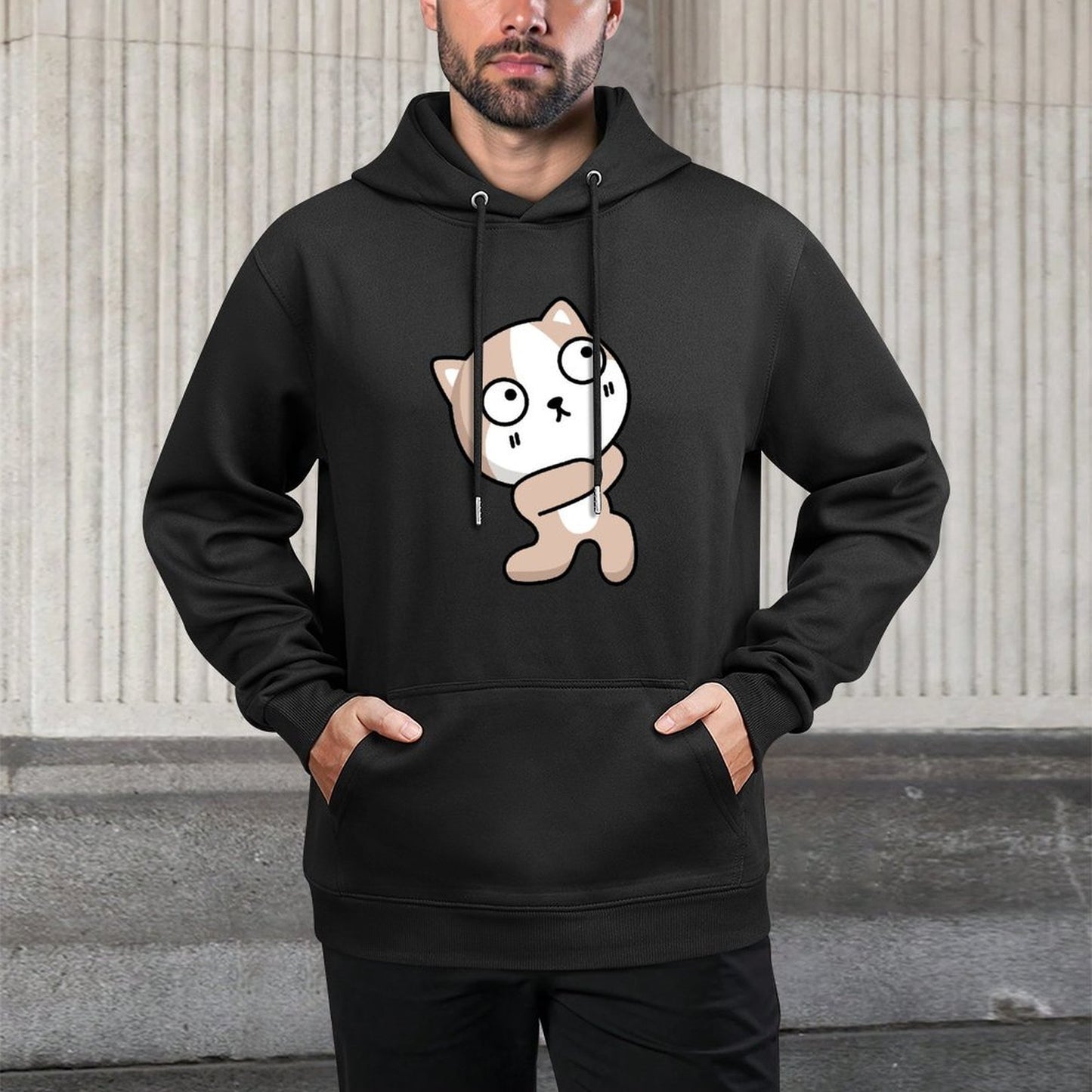 IPBR 250g Hooded Pocket Sweatshirt Front GraphicMen's Hooded  Sweatshirt4000454
