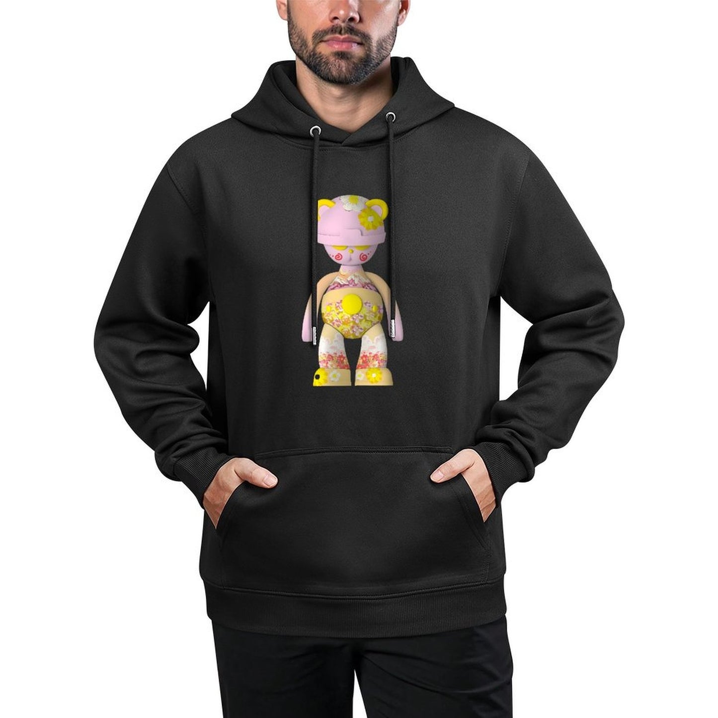 IPIB 250g Hooded Pocket Sweatshirt Front GraphicMen's Hooded  Sweatshirt6000119-2