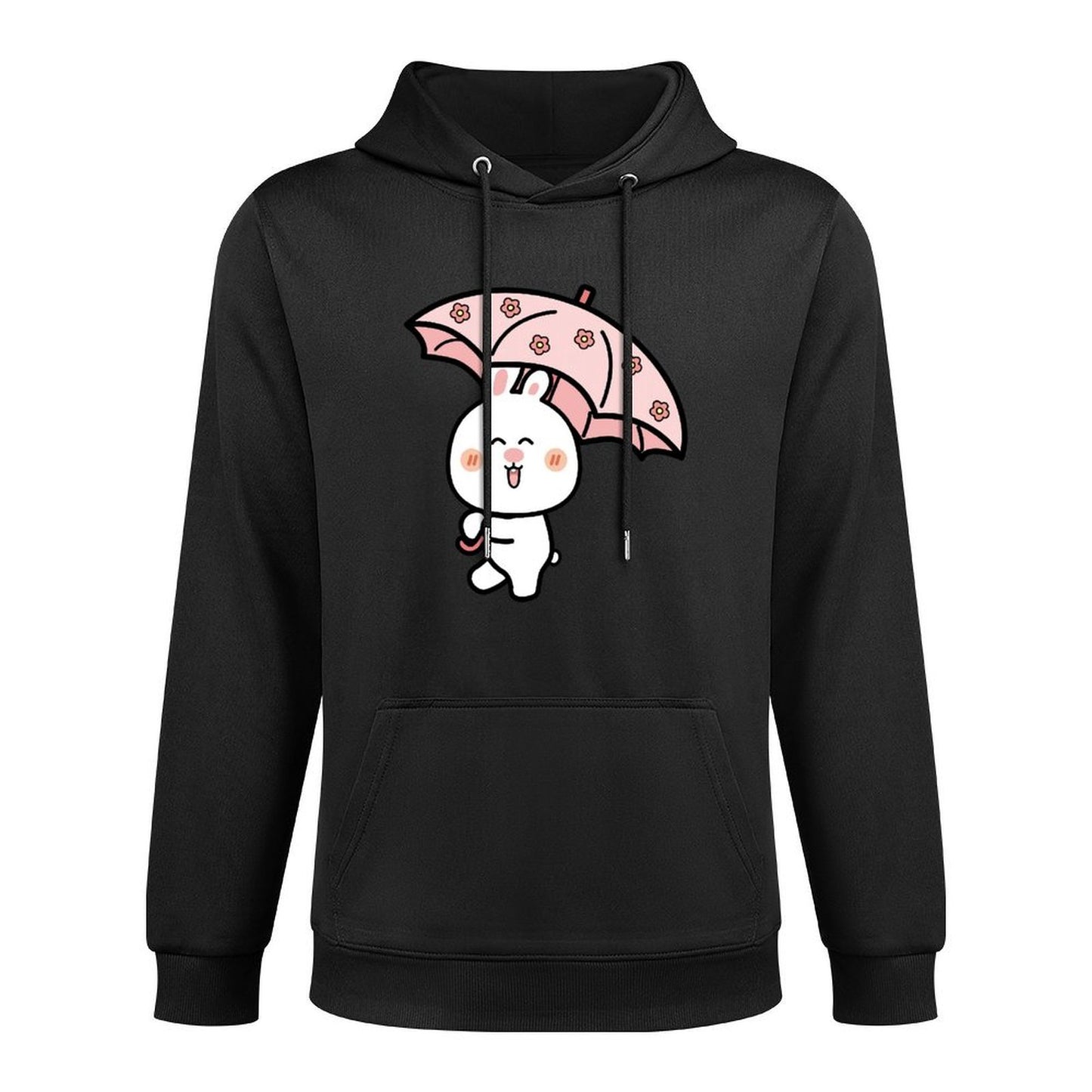 Double-Stitched Batch-Printed Front Graphic Hoodies