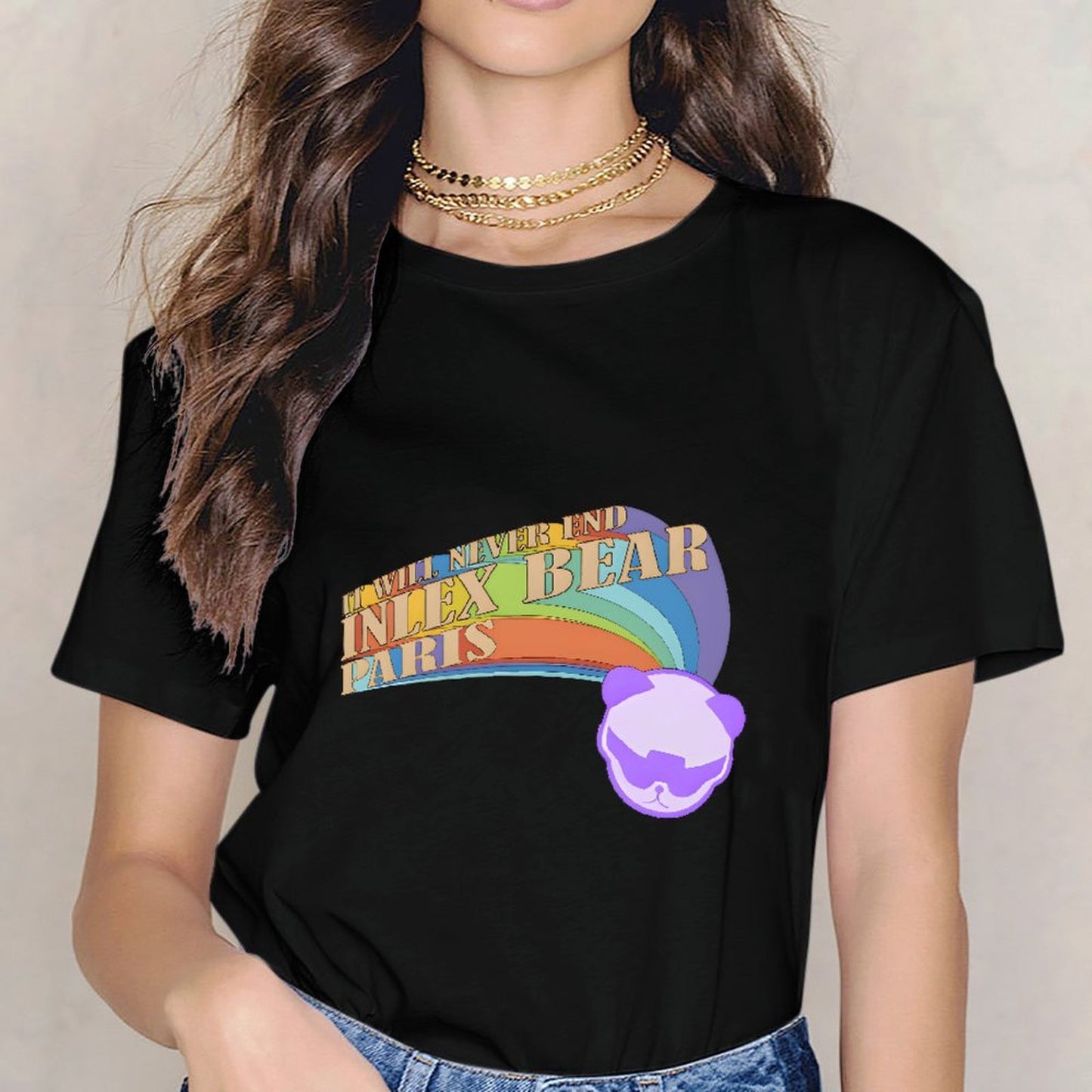 Inlex Bear T-shirtsHeat-Transfer TimelessComfort T-Shirt