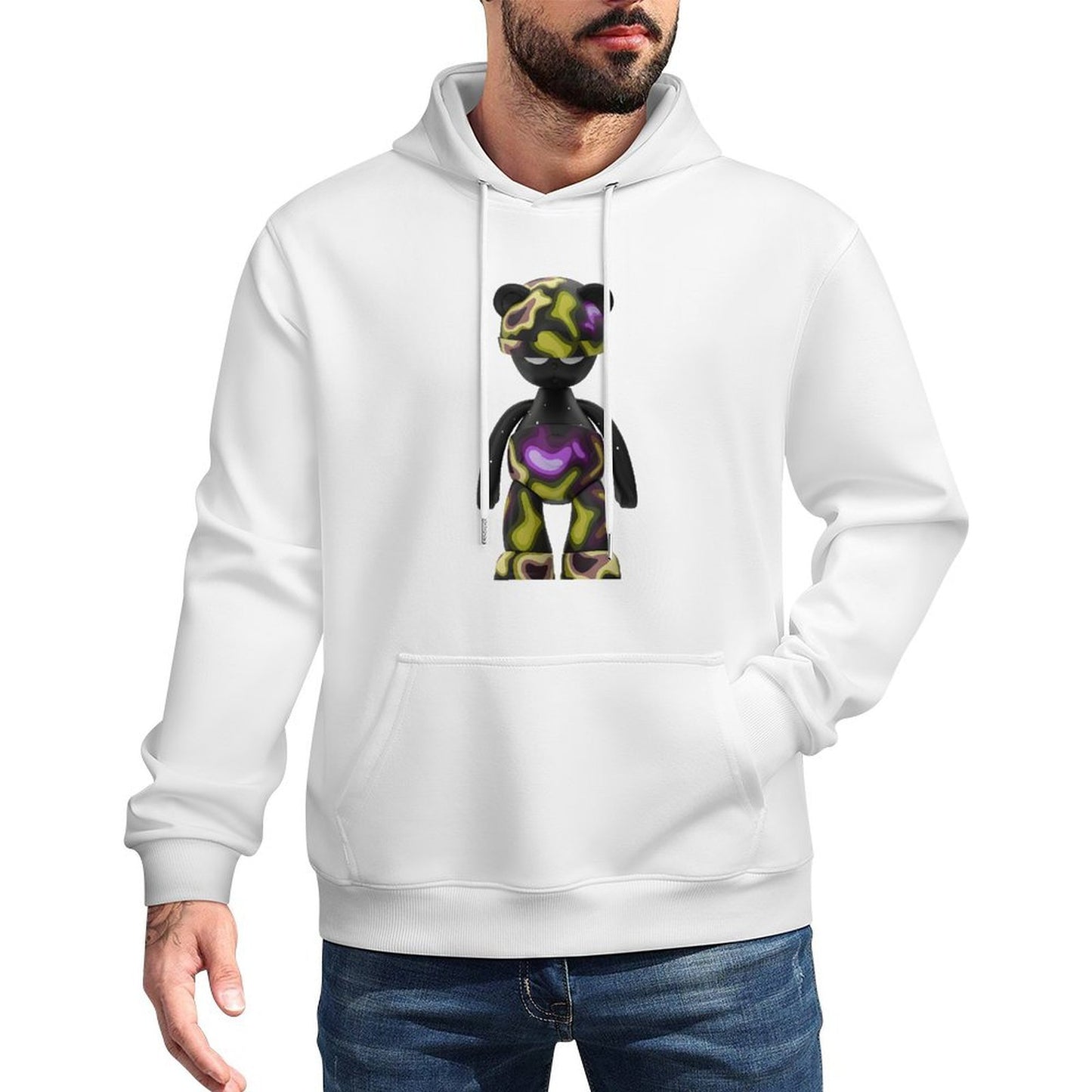 IPIB 250g Hooded Pocket Sweatshirt Front GraphicMen's Hooded  Sweatshirt6000072-3