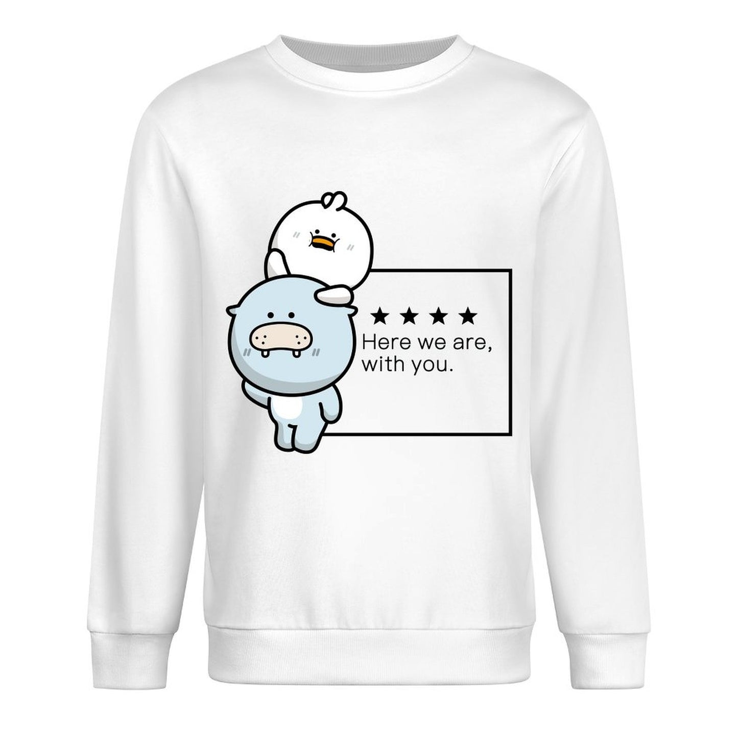 IPBR 250g Crew Neck Long Sleeve Sweatshirt Front GraphicCrew Neck Long Sleeve Sweatshirt4003850