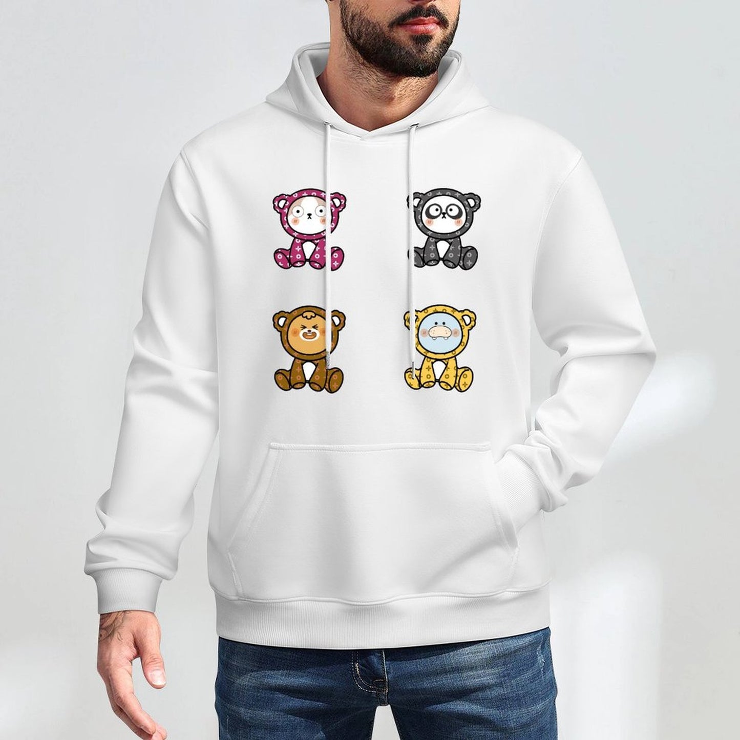 Logo-Ready TimelessComfort Front Graphic Hoodies