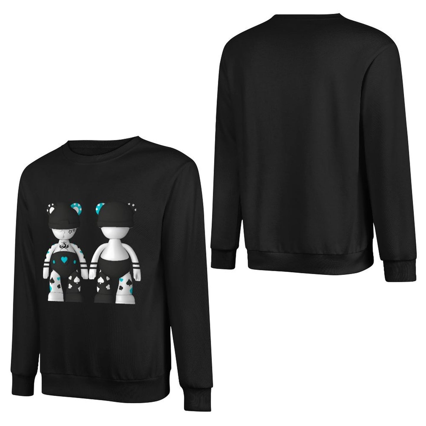 IPIB 250g Crew Neck Long Sleeve Sweatshirt Front GraphicCrew Neck Long Sleeve Sweatshirt6000094-5