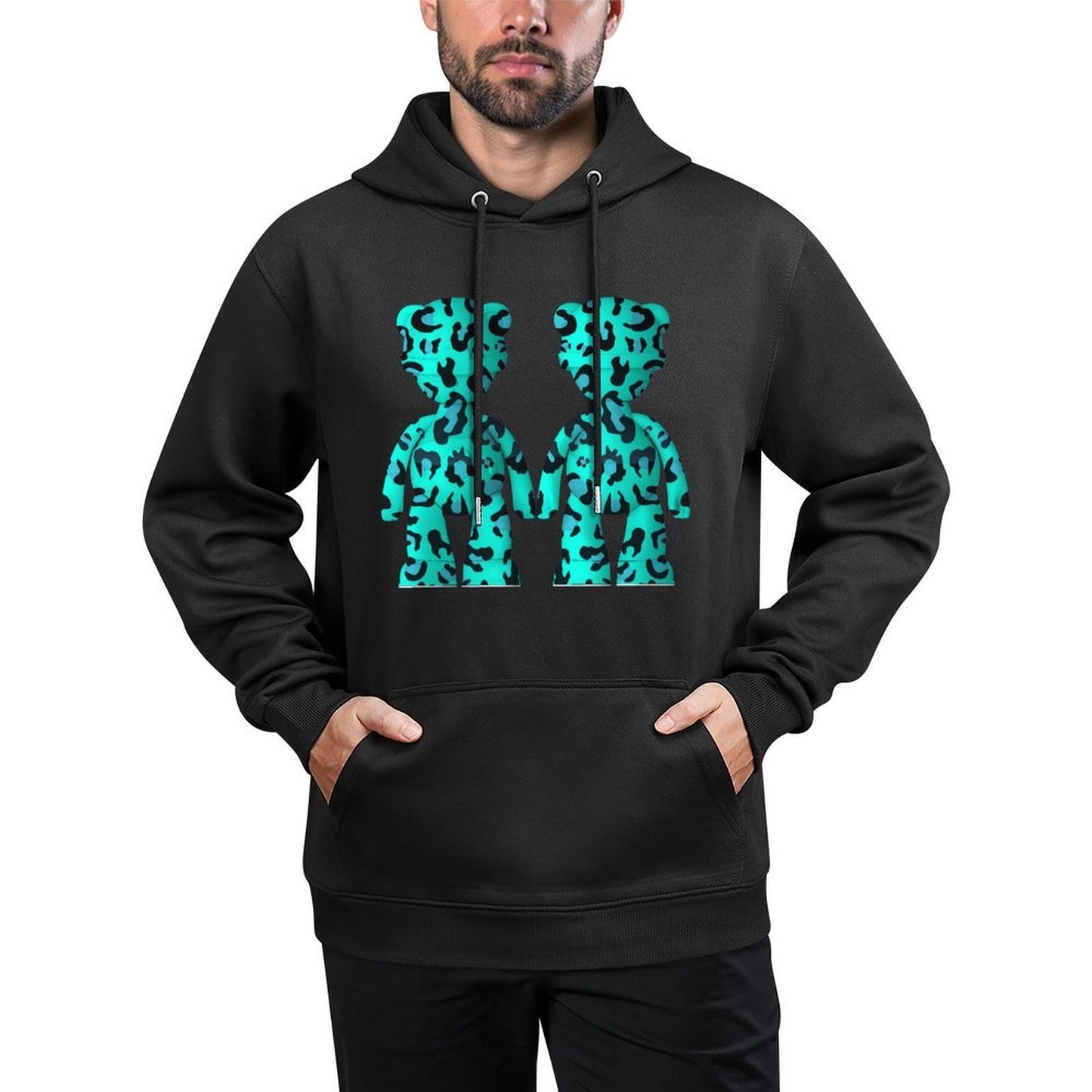 IPIB 250g Hooded Pocket Sweatshirt Front GraphicMen's Hooded  Sweatshirt6000081-5