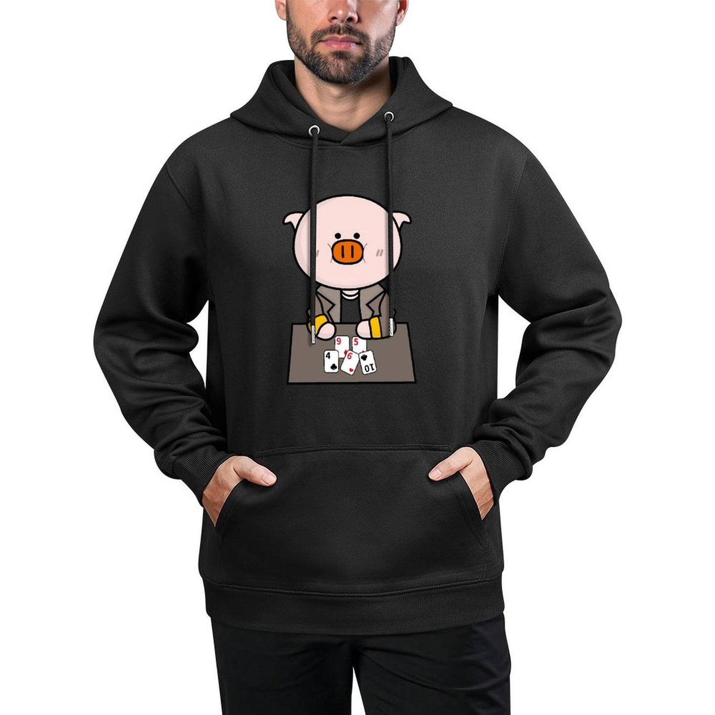 IPBR 250g Hooded Pocket Sweatshirt Front GraphicMen's Hooded  Sweatshirt4001573