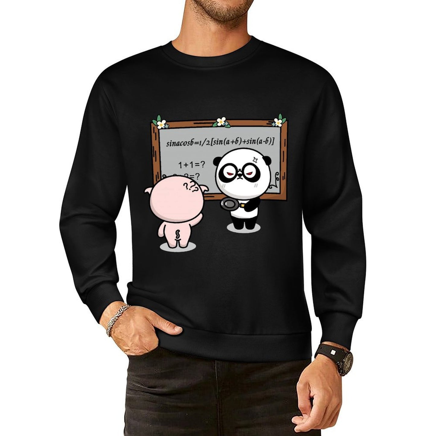 IPBR 250g Crew Neck Long Sleeve Sweatshirt Front GraphicCrew Neck Long Sleeve Sweatshirt4000978