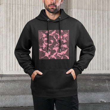 IPIB 250g Hooded Pocket Sweatshirt Front GraphicMen's Hooded  Sweatshirt6000030-1
