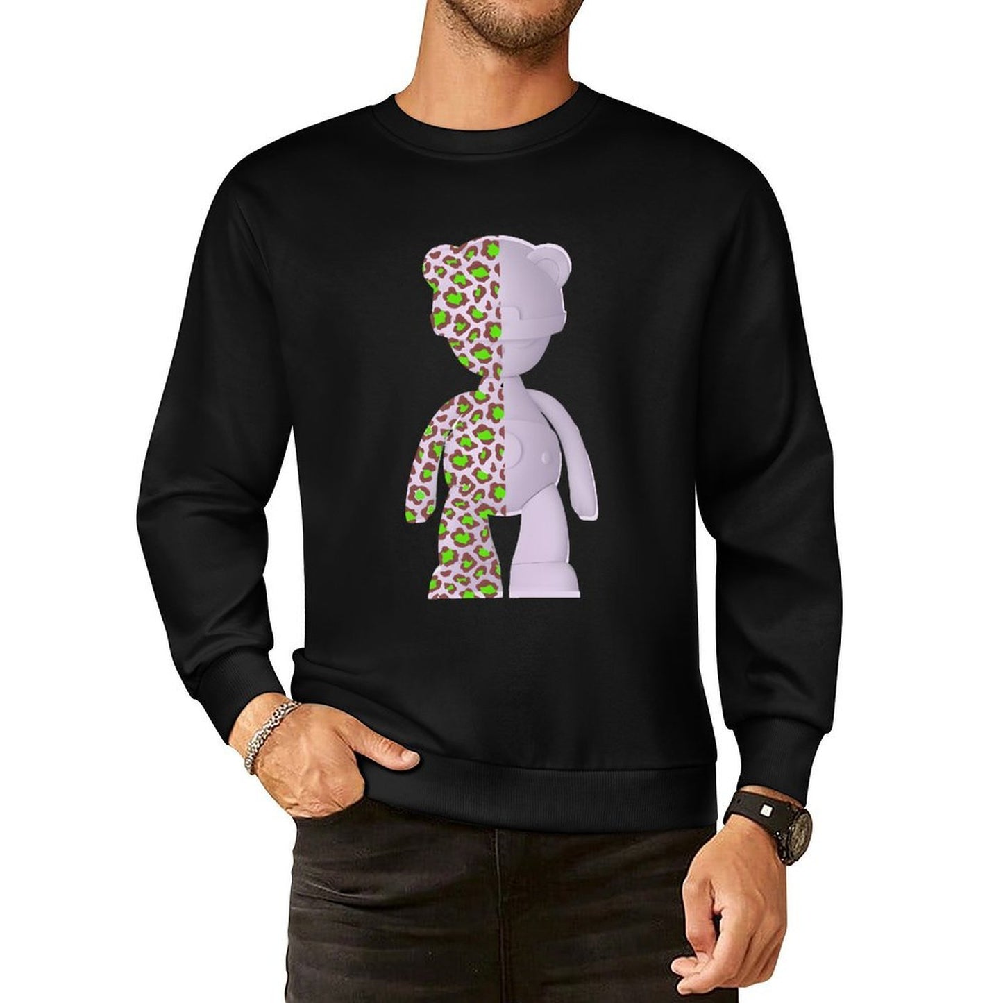 IPIB 250g Crew Neck Long Sleeve Sweatshirt Front GraphicCrew Neck Long Sleeve Sweatshirt6000139-5
