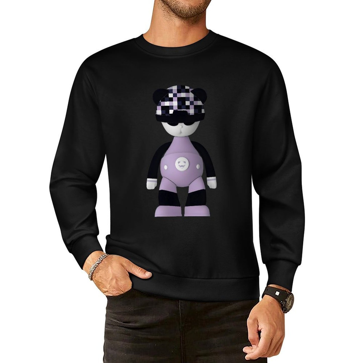 IPIB 250g Crew Neck Long Sleeve Sweatshirt Front GraphicCrew Neck Long Sleeve Sweatshirt6000131-3