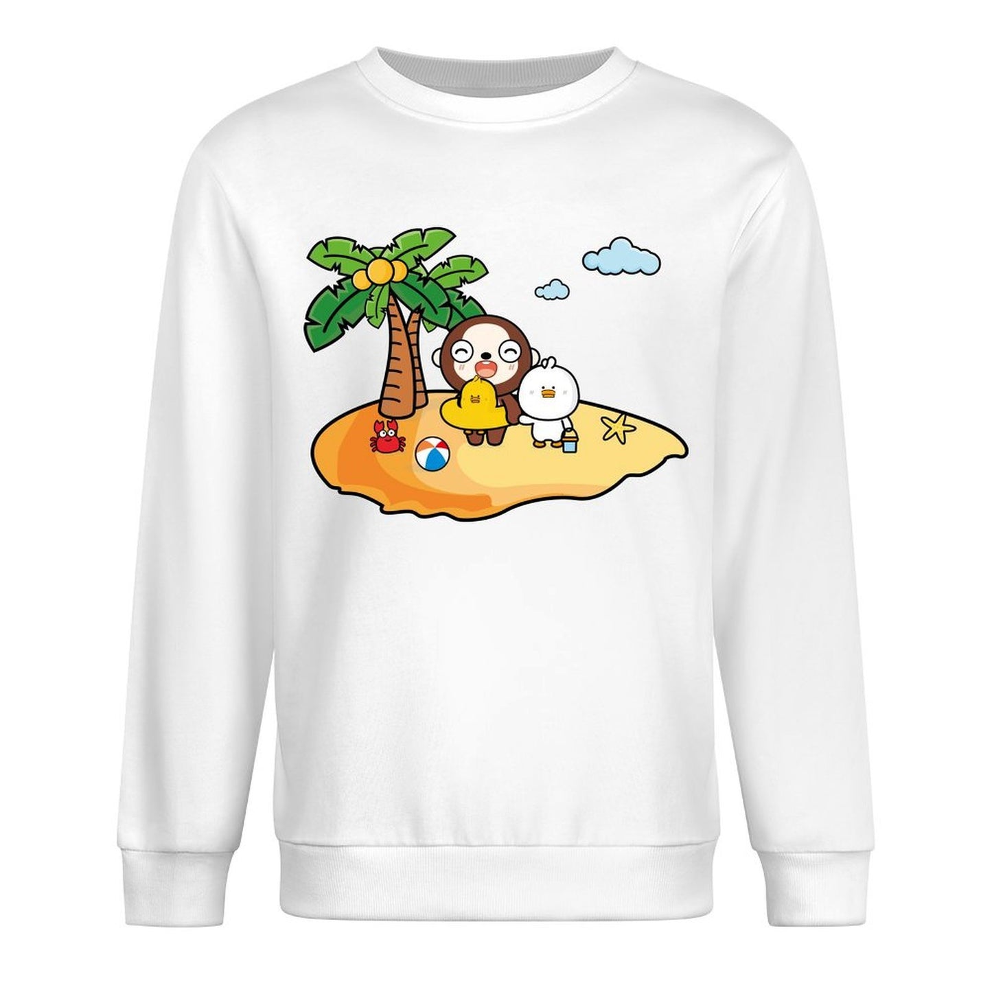 IPBR 250g Crew Neck Long Sleeve Sweatshirt Front GraphicCrew Neck Long Sleeve Sweatshirt4000924
