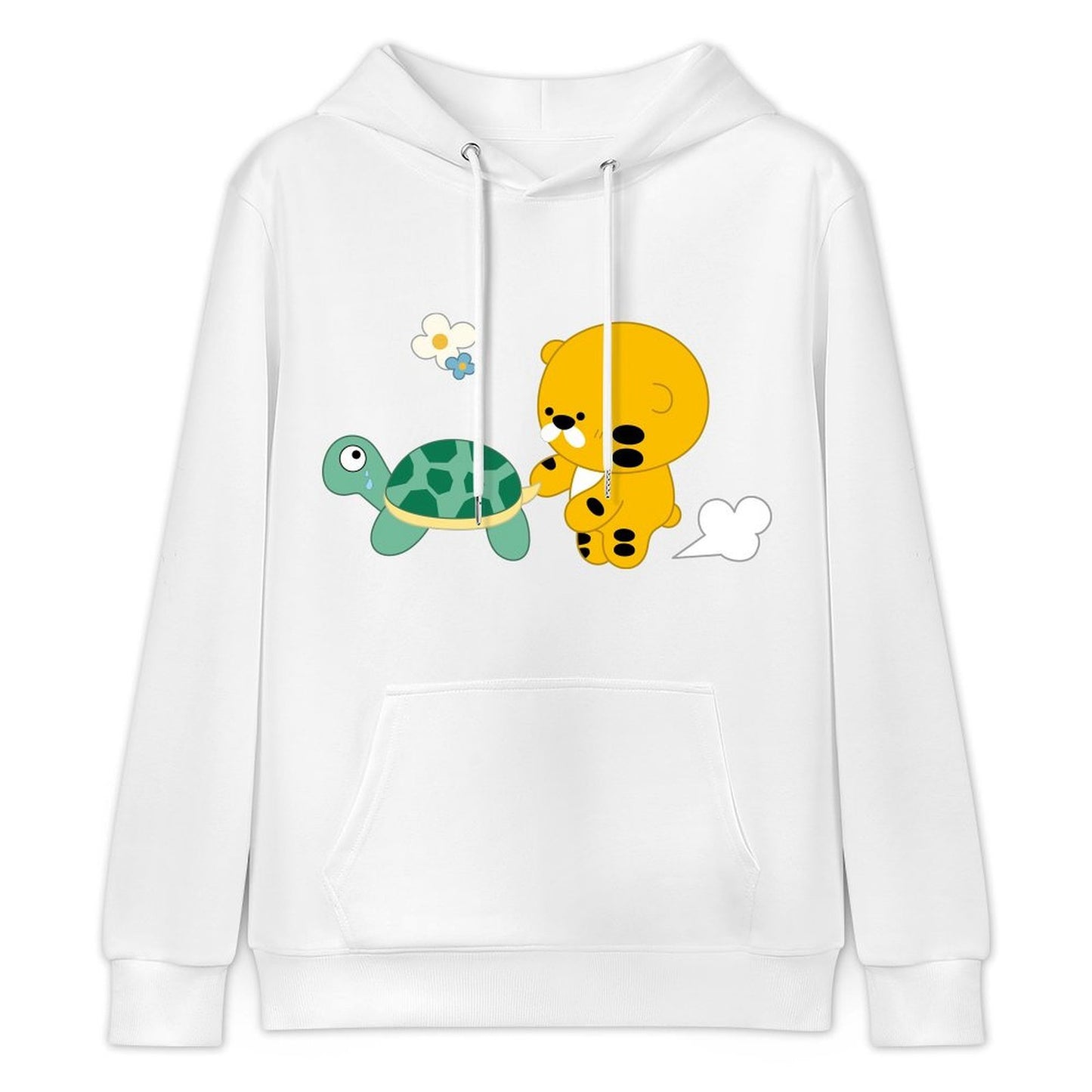 Tear-Resistant ComfortLine Front Graphic Hoodies