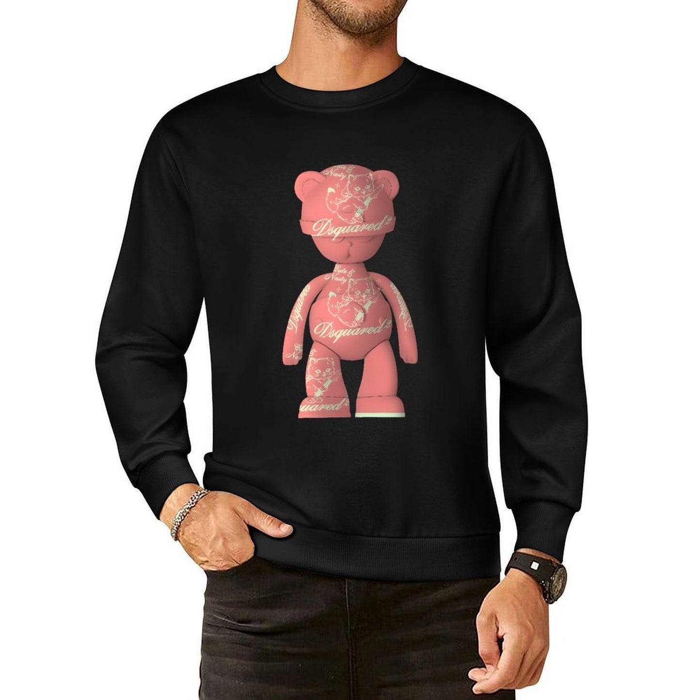 IPIB 250g Crew Neck Long Sleeve Sweatshirt Front GraphicCrew Neck Long Sleeve Sweatshirt6000123-2