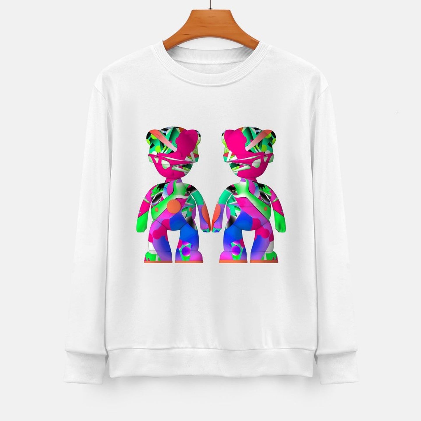 Long Sleeve With Front PatternPureStyle Plain