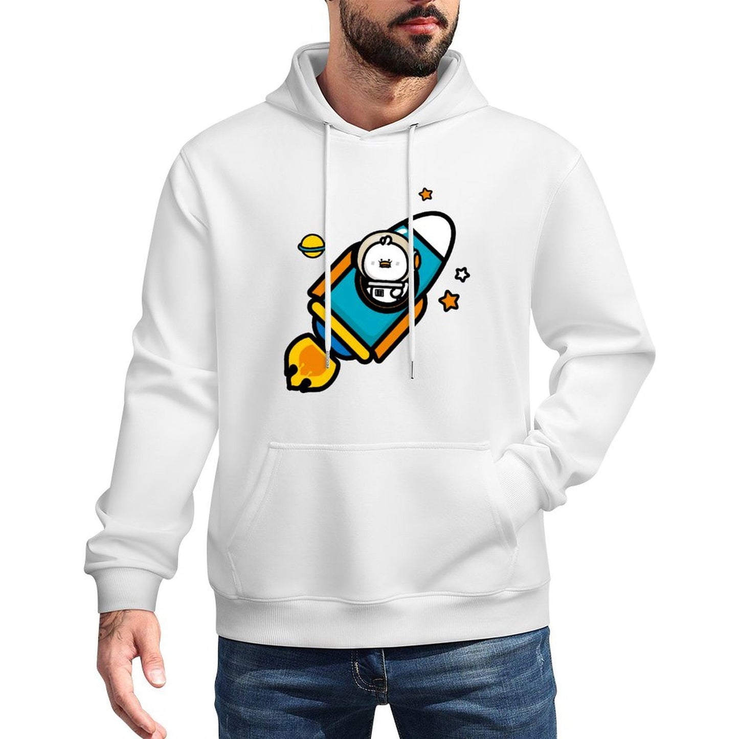 IPBR 250g Hooded Pocket Sweatshirt Front GraphicMen's Hooded  Sweatshirt4001223