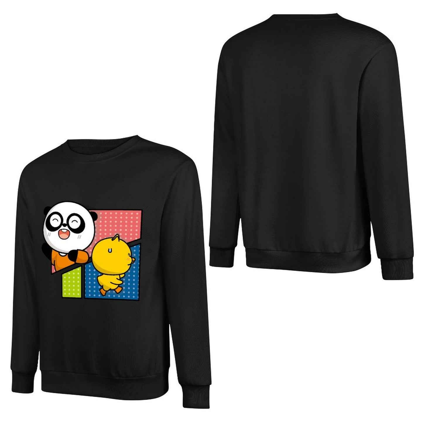 Front Patterned Long Sleeve TopSeries Printing