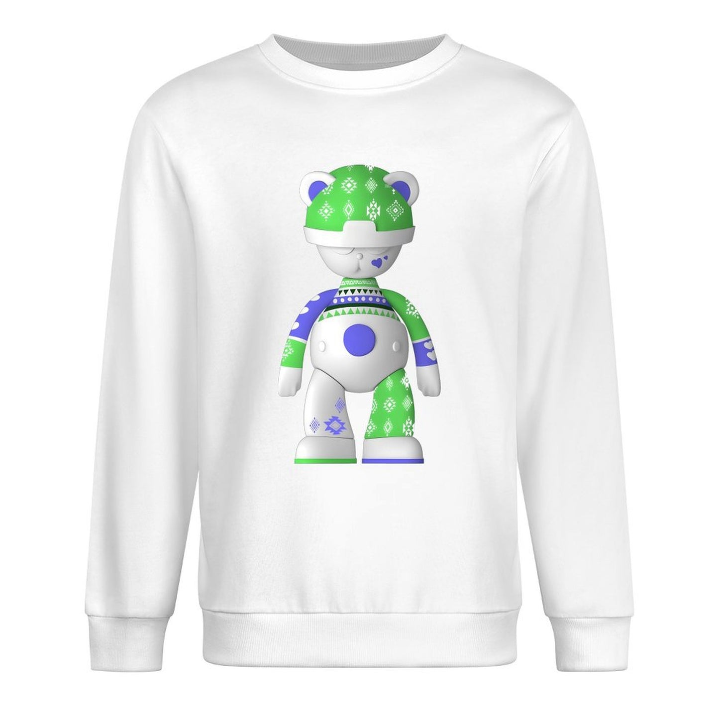 IPIB 250g Crew Neck Long Sleeve Sweatshirt Front GraphicCrew Neck Long Sleeve Sweatshirt6000106-1