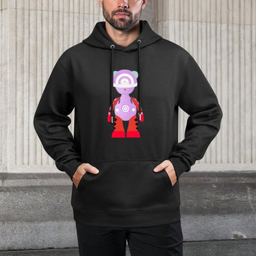 IPIB 250g Hooded Pocket Sweatshirt Front GraphicMen's Hooded  Sweatshirt6000134-1