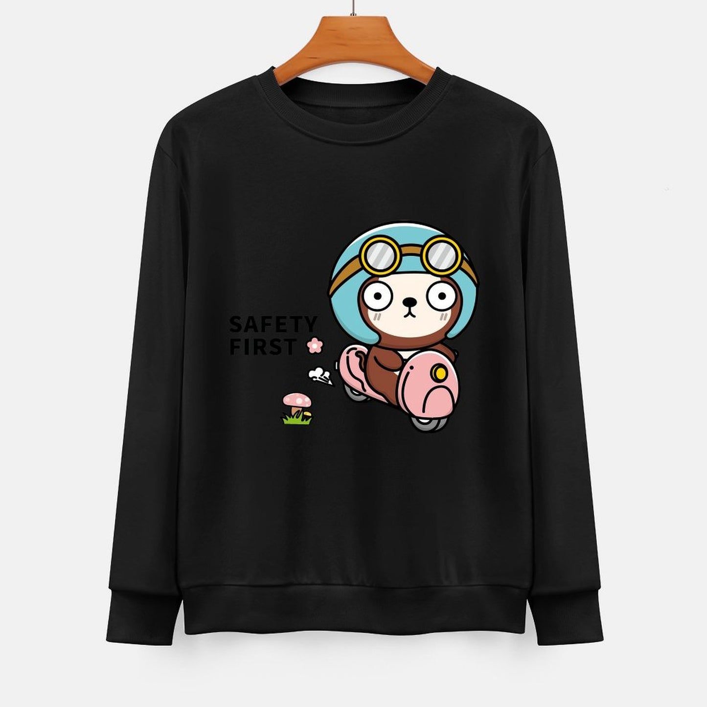 Front Patterned Long Sleeve TopStudio LifestyleLine