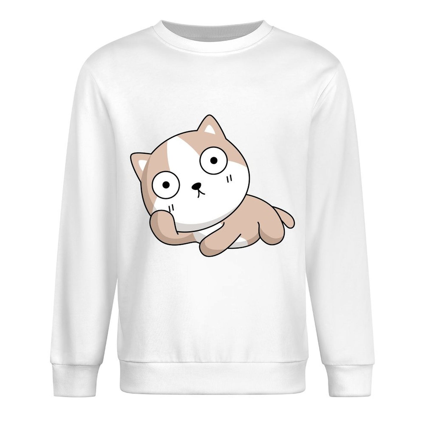 Front Patterned Long Sleeve TopHeritage Regular