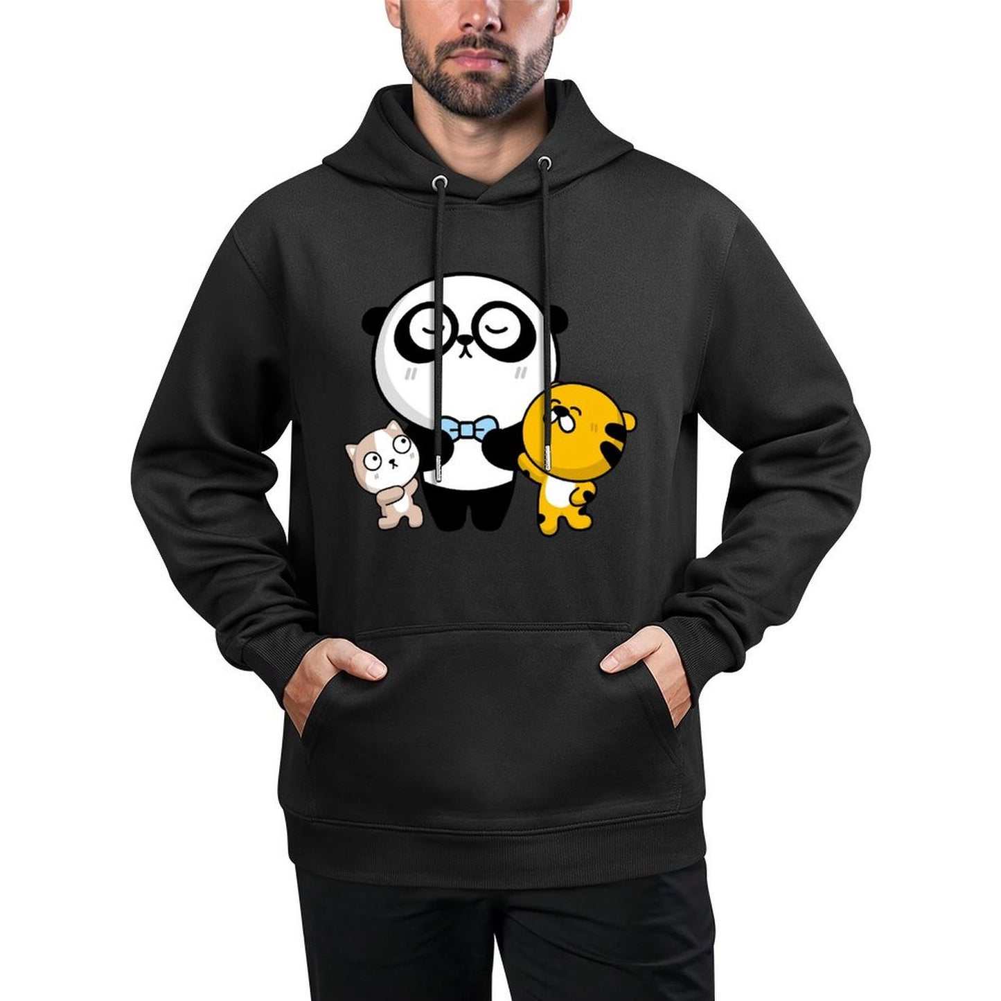 IPBR 250g Hooded Pocket Sweatshirt Front GraphicMen's Hooded  Sweatshirt4001304