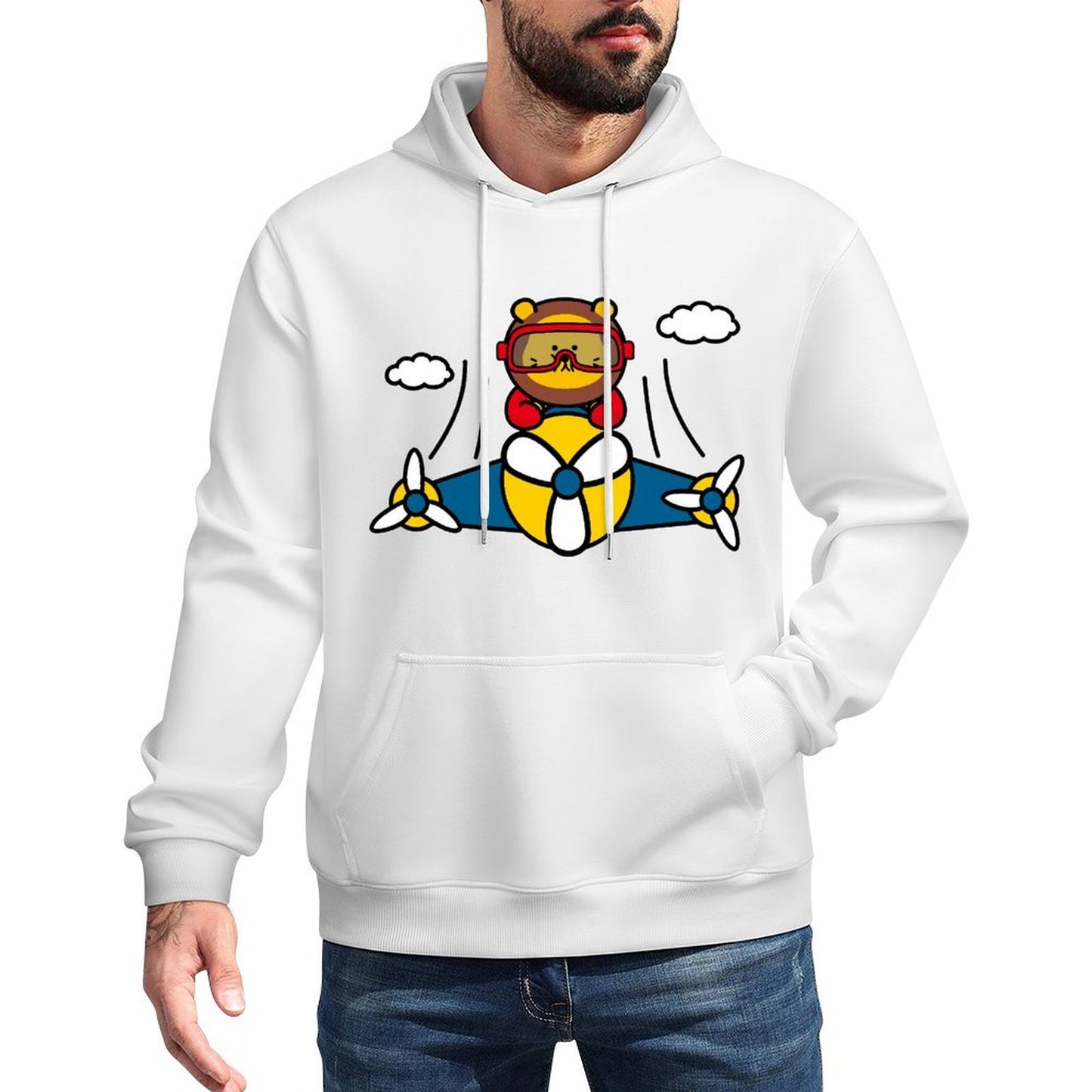 Front Graphic HoodiesBasic Regular