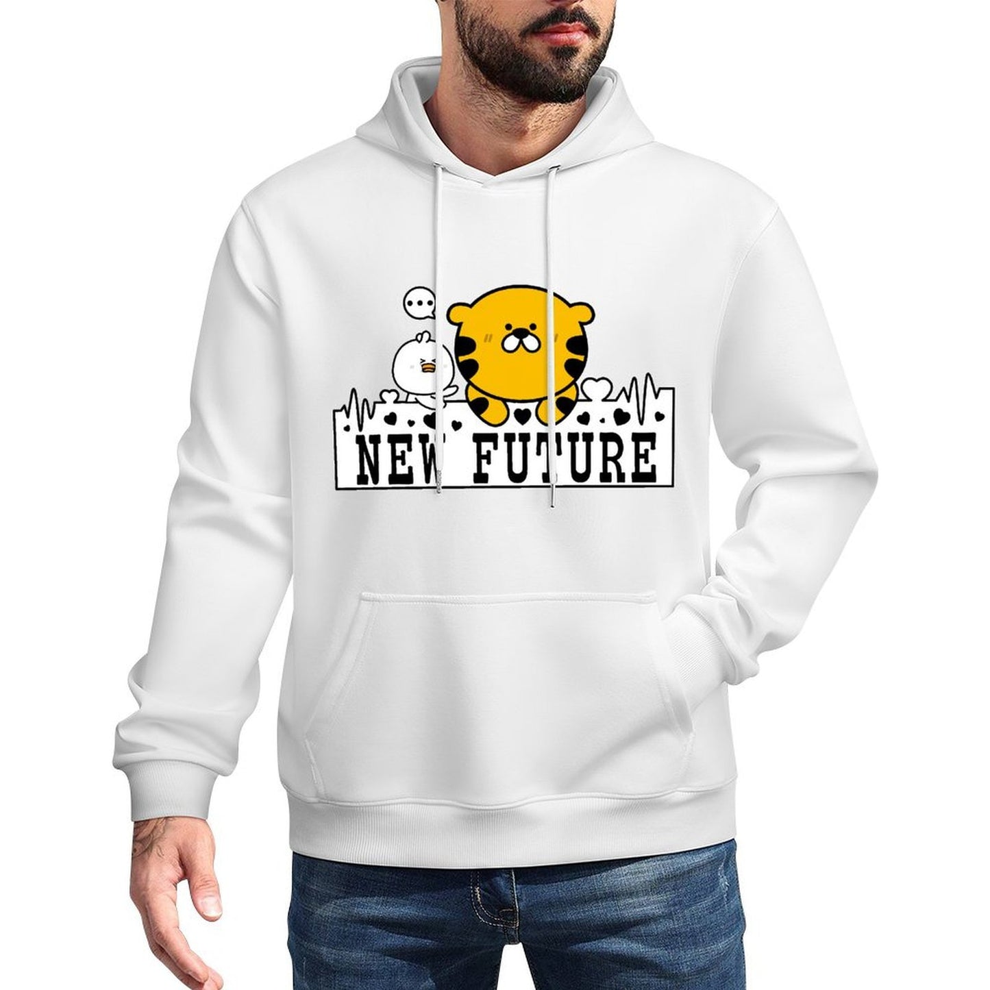 IPBR 250g Hooded Pocket Sweatshirt Front GraphicMen's Hooded  Sweatshirt4001552