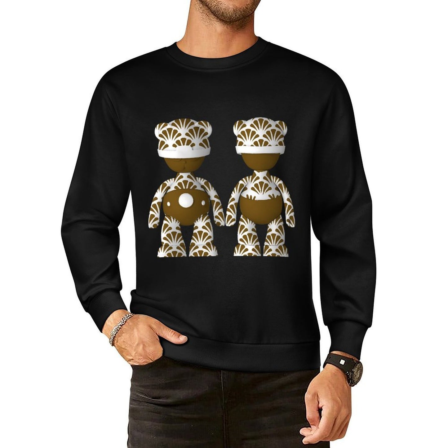 IPIB 250g Crew Neck Long Sleeve Sweatshirt Front GraphicCrew Neck Long Sleeve Sweatshirt6000096-4