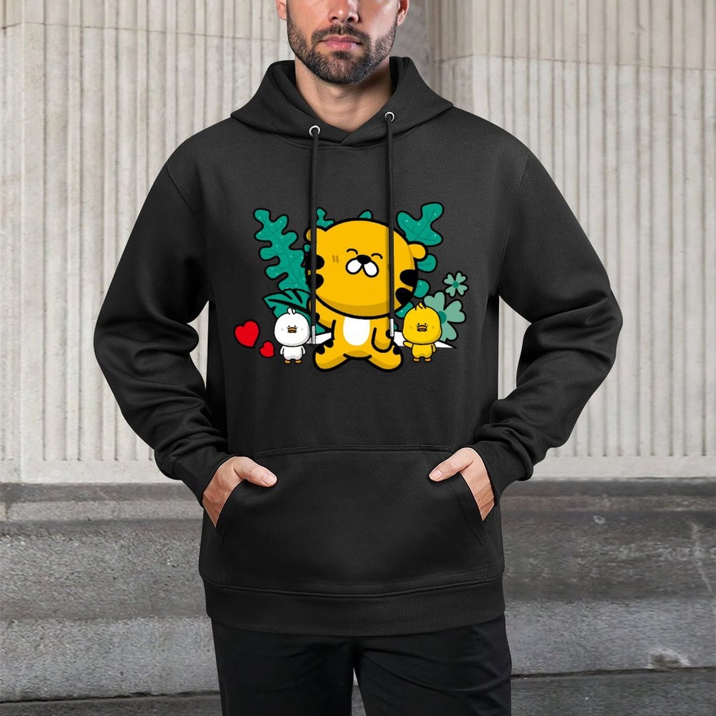 IPBR 250g Hooded Pocket Sweatshirt Front GraphicMen's Hooded  Sweatshirt4000833