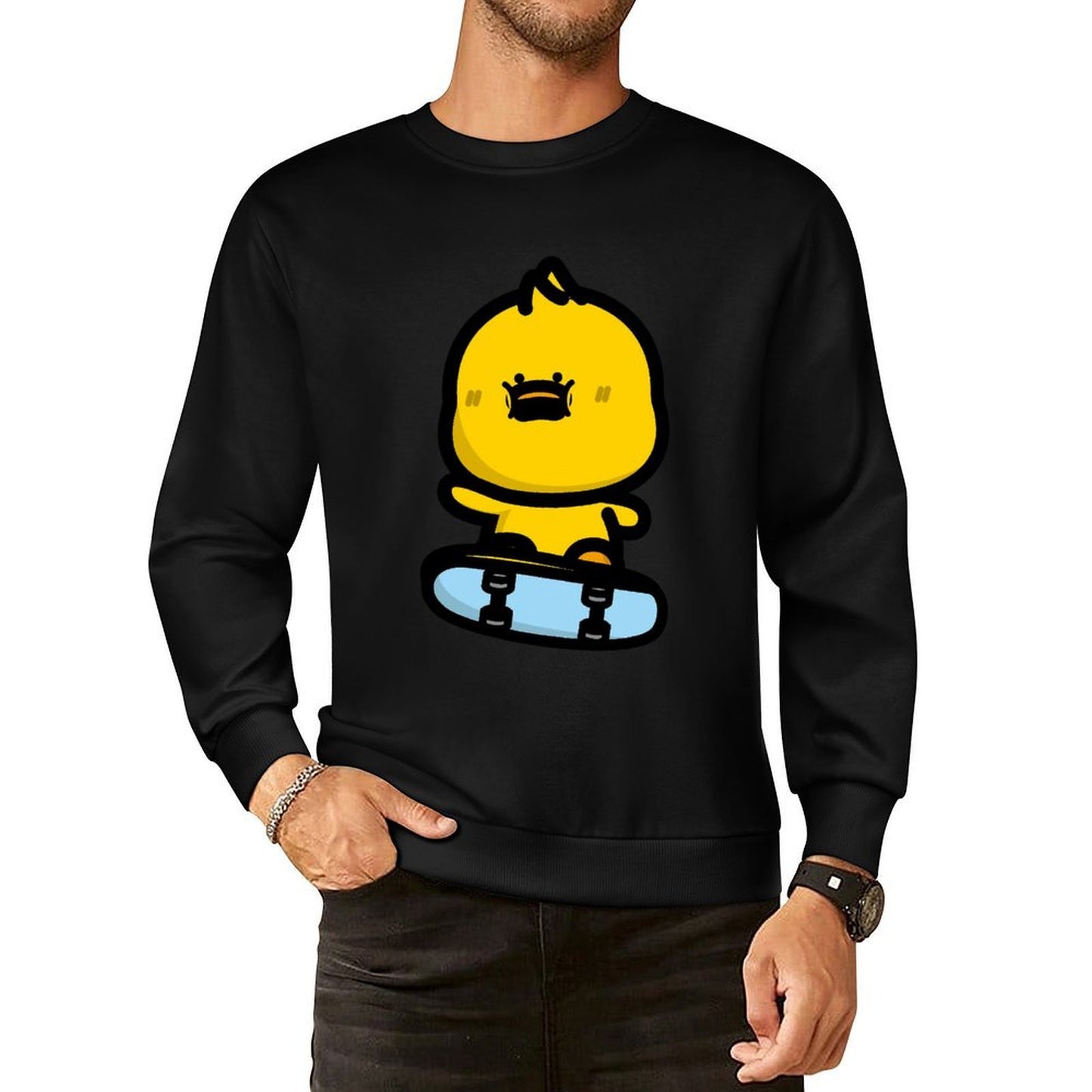 IPBR 250g Crew Neck Long Sleeve Sweatshirt Front GraphicCrew Neck Long Sleeve Sweatshirt4001043